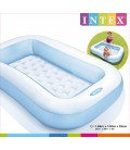 Intex babyzwembad rechthoek 166x100x28cm (opblaasbare bodem)