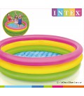 Intex zwembad Sunset Glow 3-ring 147x33cm (opblaasbare bodem