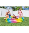 Intex zwembad Rainbow Ombre 3-ring 147x33cm