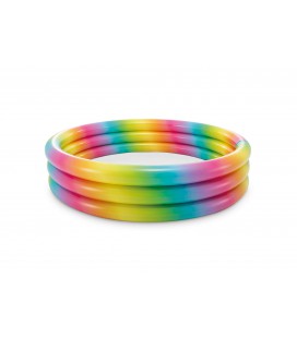 Intex zwembad Rainbow Ombre 3-ring 168x38cm