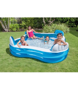 Intex Swim Center familie lounge zwembad 229x229x66cm