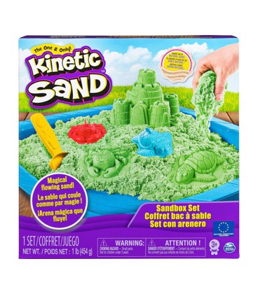 KINETIC SAND BOX SET GREEN