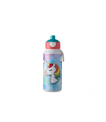 Drinkfles pop-up Campus 400 ml - Unicorn