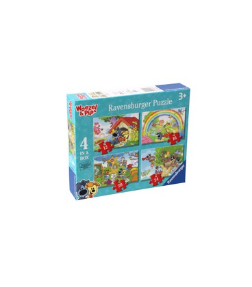 Ravensburger puzzel Woezel & Pip 12-16-20-24 stukjes