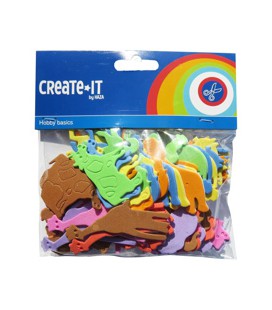 Hobbyset Create-it Foam Dieren 64 stuks