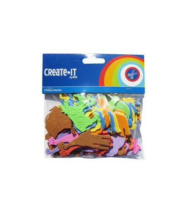 Hobbyset Create-it Foam Dieren 64 stuks