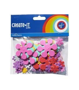 Hobbyset Create-it Foam Bloemen