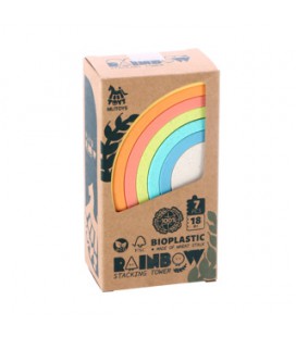 Stapelregenboog Bioplastic