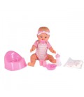 Pop 43 Cm Drink & Plas Met 9 Accessoires Dolls Room