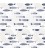 PVC Tafelzeil visjes 140 breed x 2 meter lang