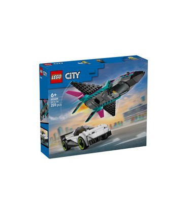 LEGO City Great Vehicles 60489 Straalvliegtuig Vs. Sportauto