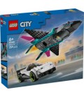 LEGO City Great Vehicles 60489 Straalvliegtuig Vs. Sportauto