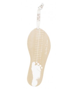 groeimeter voetje baby - Eco Friendly Footprint 'See how I grow'