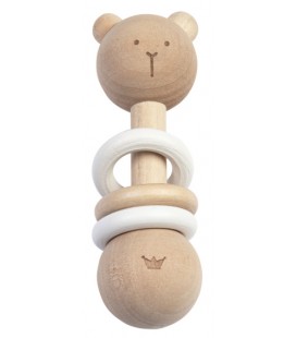houten beer rammelaar /  Eco Friendly Wooden Bear Rattle