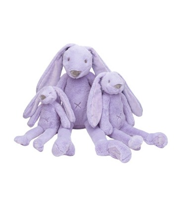 paarse / Lilac Recycled Rabbit Richie  38 cm (middel)