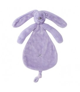 paarse tutlap doekje richie konijn/  Lilac Recycled Rabbit Richie Tuttle