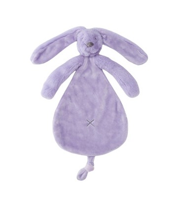 paarse tutlap doekje richie konijn/  Lilac Recycled Rabbit Richie Tuttle
