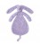 paarse tutlap doekje richie konijn/  Lilac Recycled Rabbit Richie Tuttle