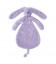 paarse tutlap doekje richie konijn/  Lilac Recycled Rabbit Richie Tuttle