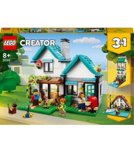 31139 LEGO Creator 3 in 1 Knus Huis, Bouwpakket met 3 Speelgoed Huizen: 31139