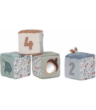 Little Dutch Forest Friends Zachte blokkenset