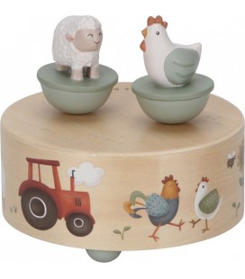Little dutch  Farm houten muziekdoosje FSC