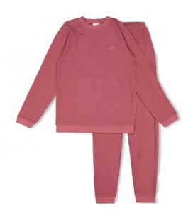 Wafelpyjama - Family Limited Edition  Kleur: Berry (uitverkocht)