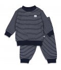 Wafelpyjama Kleur: Royal Blue  kinderen maat 90 t/m128