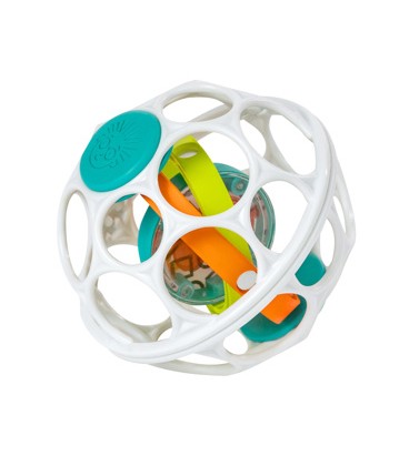 Oball Spinner Rattle wit/groen