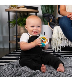 Oball Spinner Rattle wit/groen