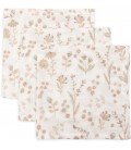Jollein - Hydrofiel Monddoekje 31x31cm - Baby Spuugdoekjes - 3 Stuks - Bloomy