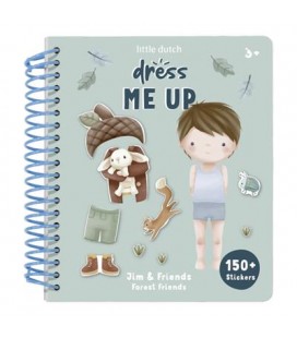 Little Dutch Forest Friends Aankleedboek