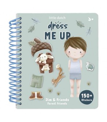 Little Dutch Forest Friends Aankleedboek
