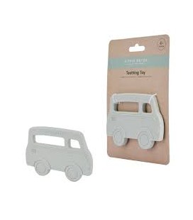 Little Dutch Siliconen Bijtring Bus