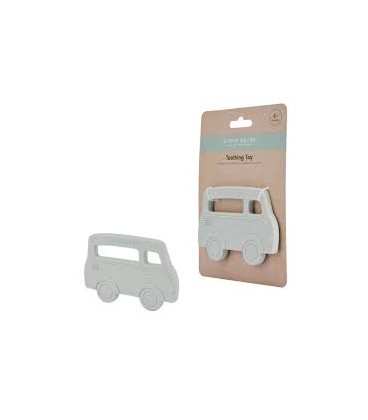 Little Dutch Siliconen Bijtring Bus