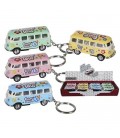 Sleutelhanger VW T1 Bus 4 Ass. / per stuk geleverd