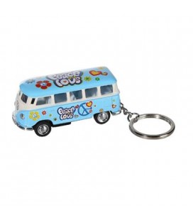 Sleutelhanger VW T1 Bus 4 Ass. / per stuk geleverd