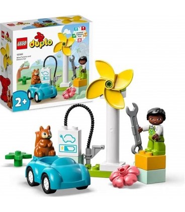 LEGO 10985 DUPLO WINDMOLEN EN ELEKTRISCHE AUTO