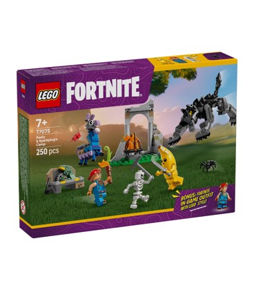 LEGO 77075 Fortnite Peely en Sparkplugs Kamp