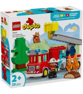 LEGO Duplo Town 10473 Brandweertruck Met Slang En Brandweerman
