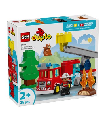 LEGO Duplo Town 10473 Brandweertruck Met Slang En Brandweerman