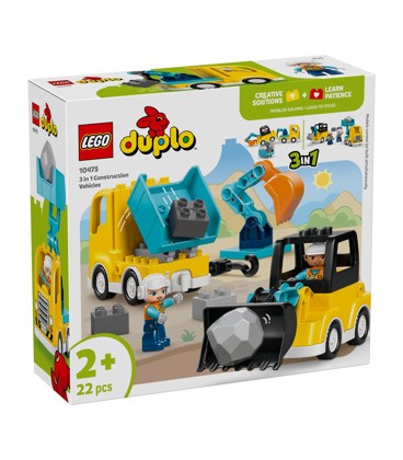 LEGO Duplo Town 10475 3In1 Bouwvoertuigen
