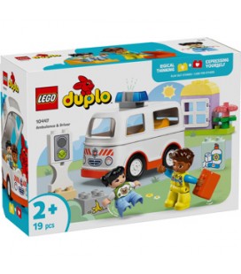 LEGO 10447 DUPLO Ambulance met chauffeur