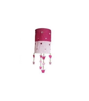 Hanglamp kroontjes - Roze /lichtroze