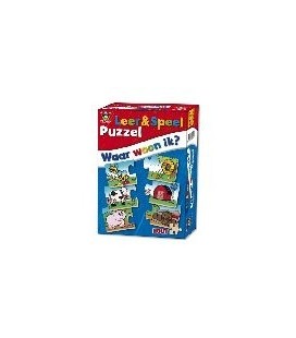 Clown- Waar woon ik? Puzzel spel