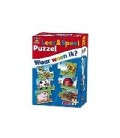 Clown- Waar woon ik? Puzzel spel