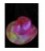 Roze glitter disco hoed