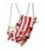 Baby schommel rood-wit