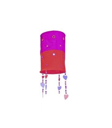 Hanglamp Hartjes - Roze/Oranje