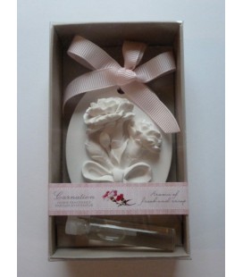 Ornament cadeau & parfum carnation